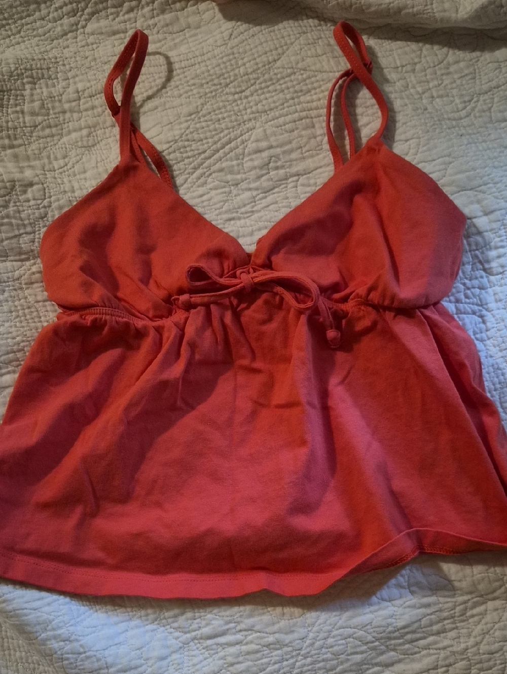 Sunday Best Coral Red Camisole
